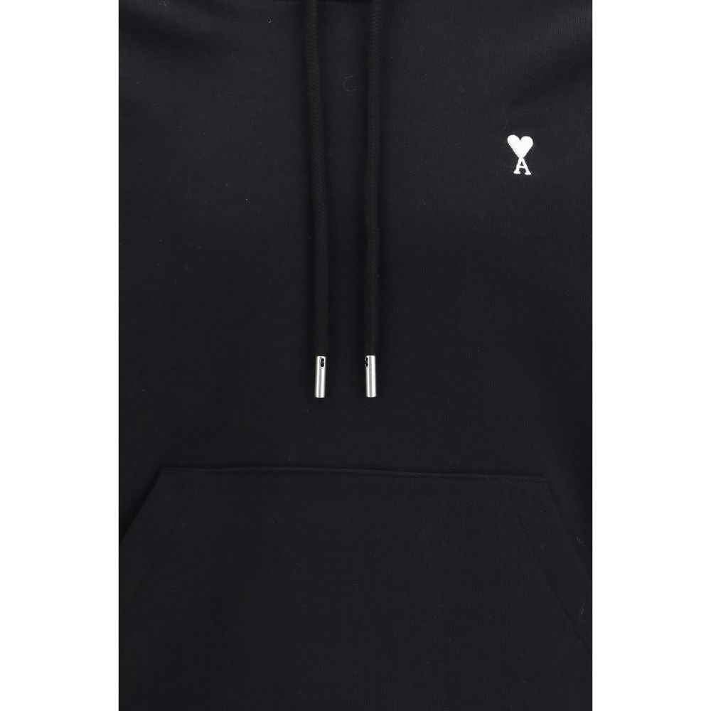 Ami Paris Black Cotton Sweatshirt