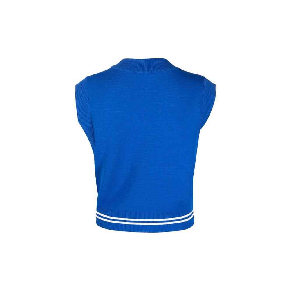 Autry Blue Nylon Waistcoat