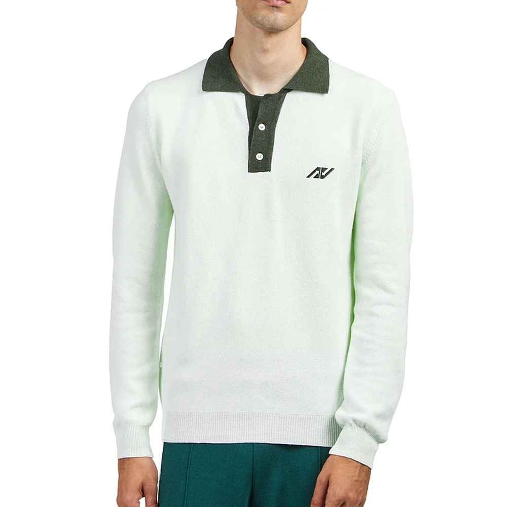 Autry Bicolor Cotton Polo Shirt