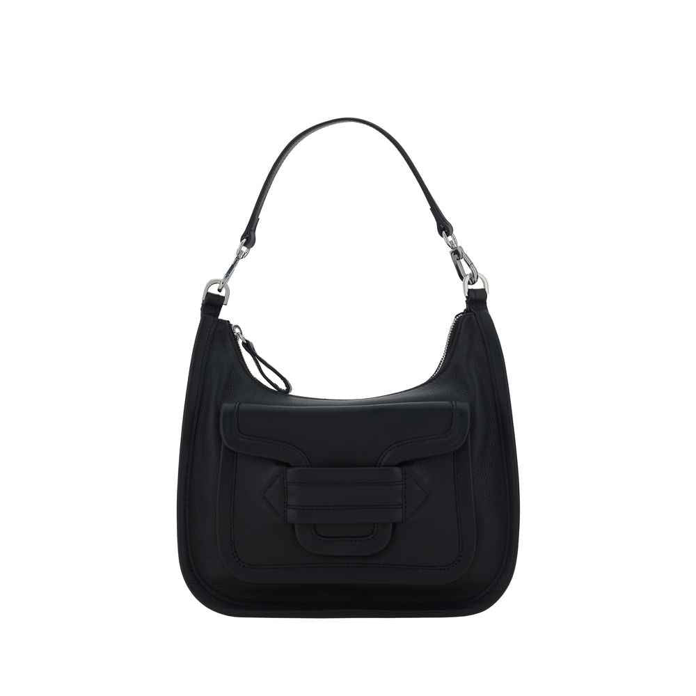 Pierre Hardy Black Calf Leather Bos Taurus Shoulder Bag