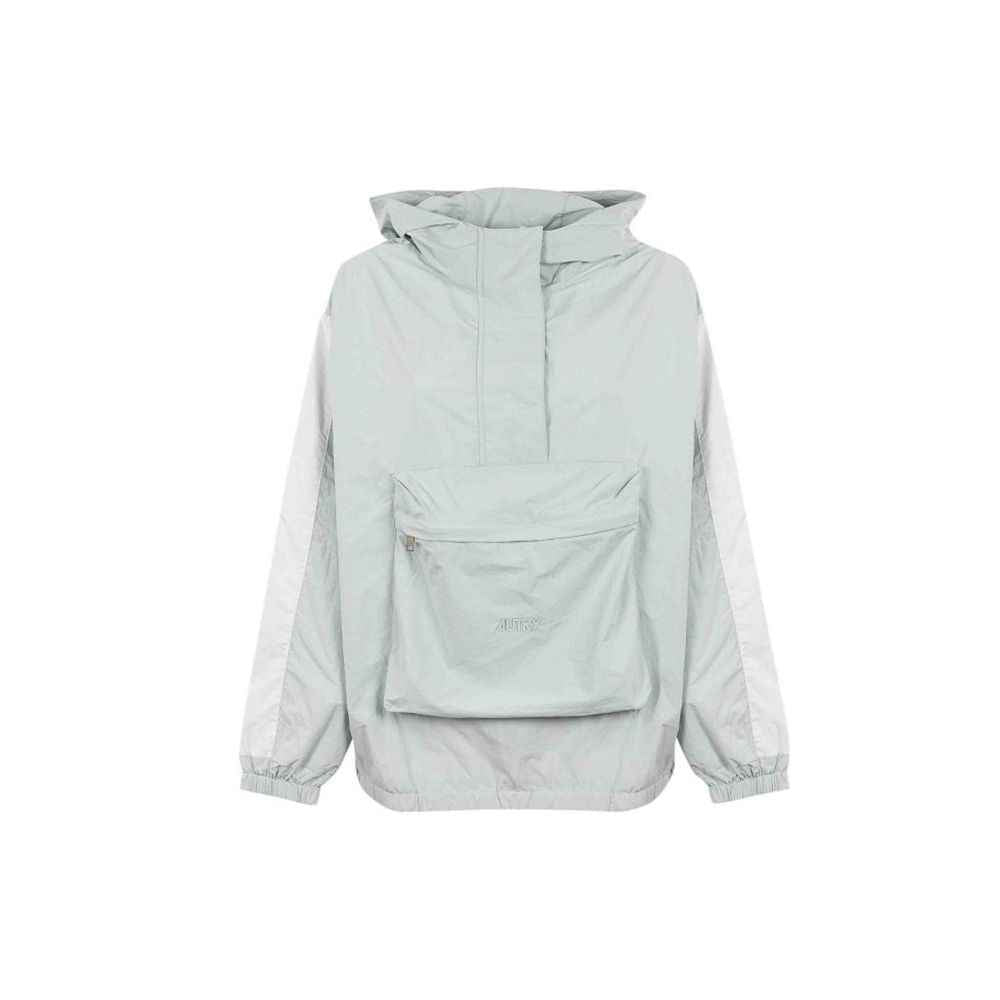 Autry Blue Nylon Shell Jacket
