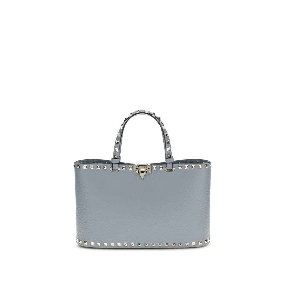 Valentino Garavani Blue Calf Leather Bos Taurus Shoulder Bag