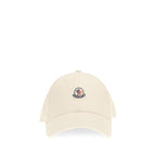 Moncler Beige Cotton Cap (Baseball Hat)