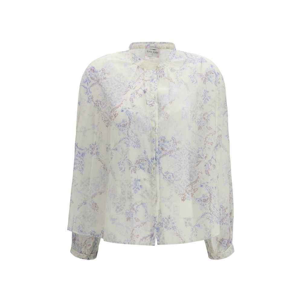 Forte_Forte Multicolor Cotton Pattern Shirt