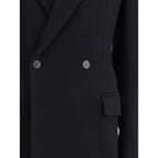 Balenciaga Black Wool Coat