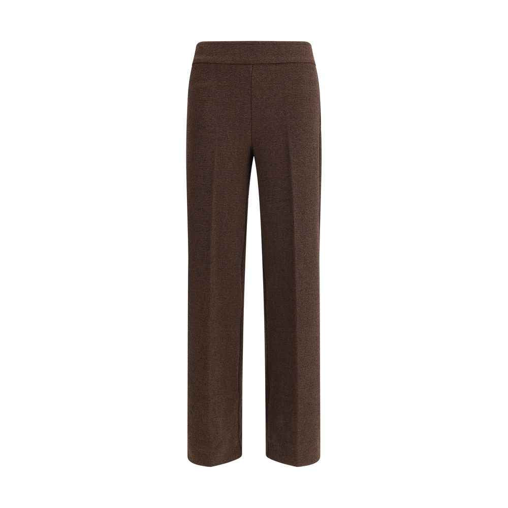 Avenue Montaigne Brown Polyester Casual Pants