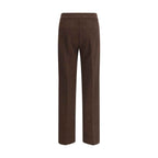 Avenue Montaigne Brown Polyester Casual Pants