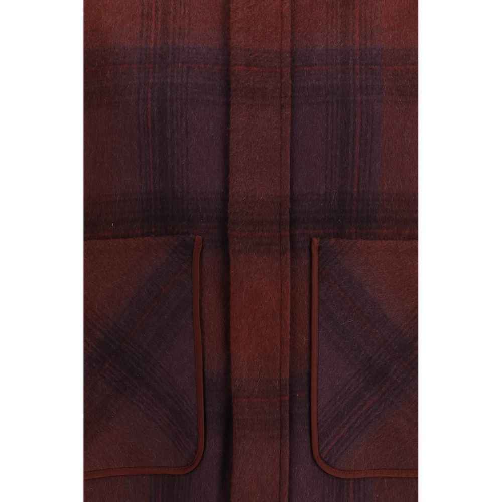 God's True Cashmere Purple Cashmere Coat