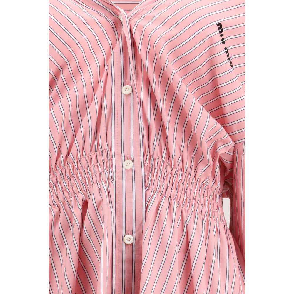 Miu Miu Multicolor Cotton Casual Dress
