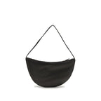 The Row Black Calf Leather Bos Taurus Shoulder Bag