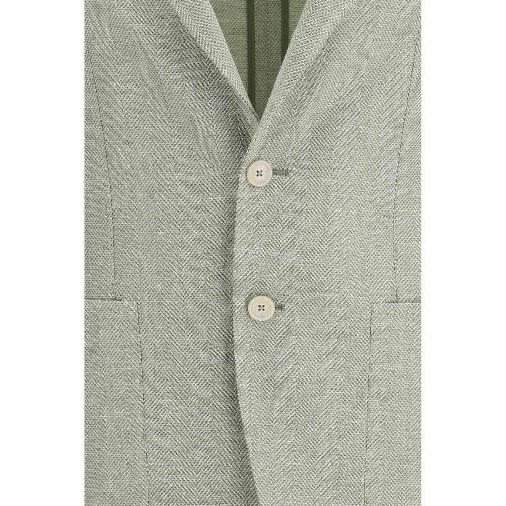 Tagliatore Bicolor Linen Blazer