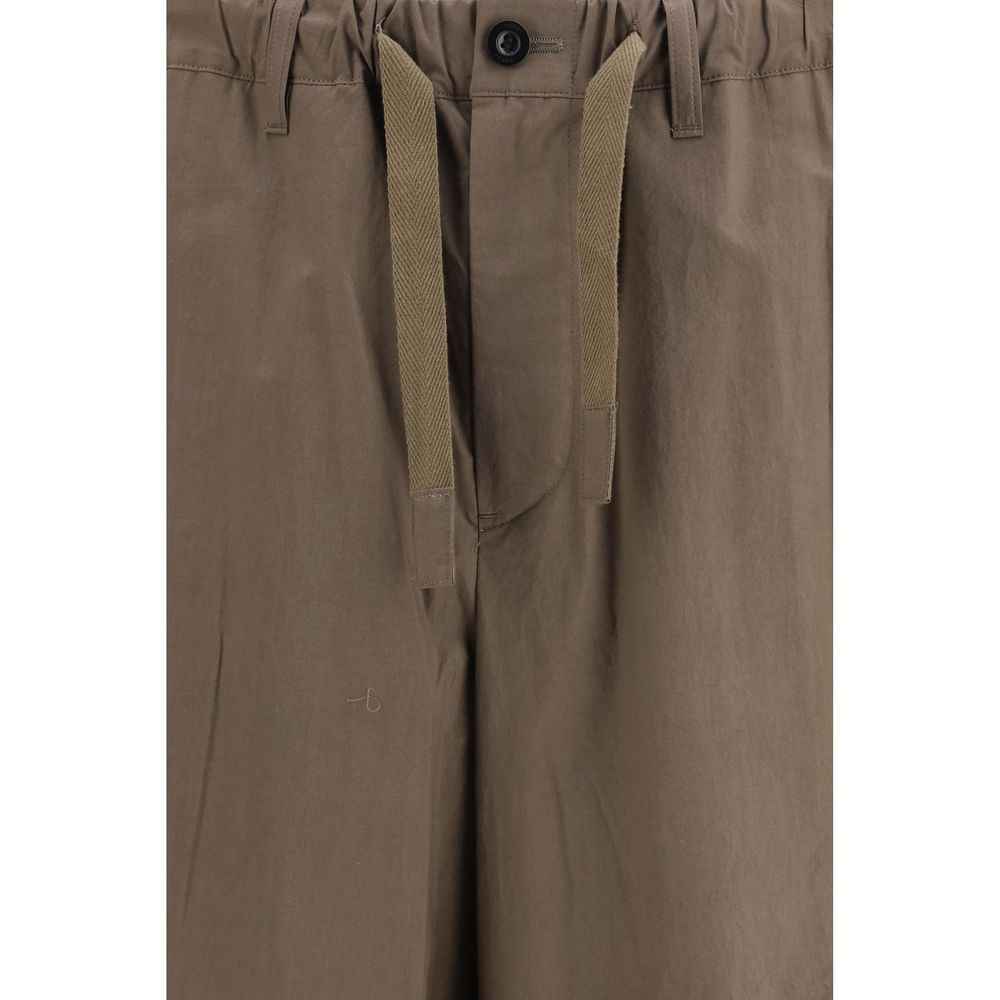 Sacai Brown Cotton Casual Pants