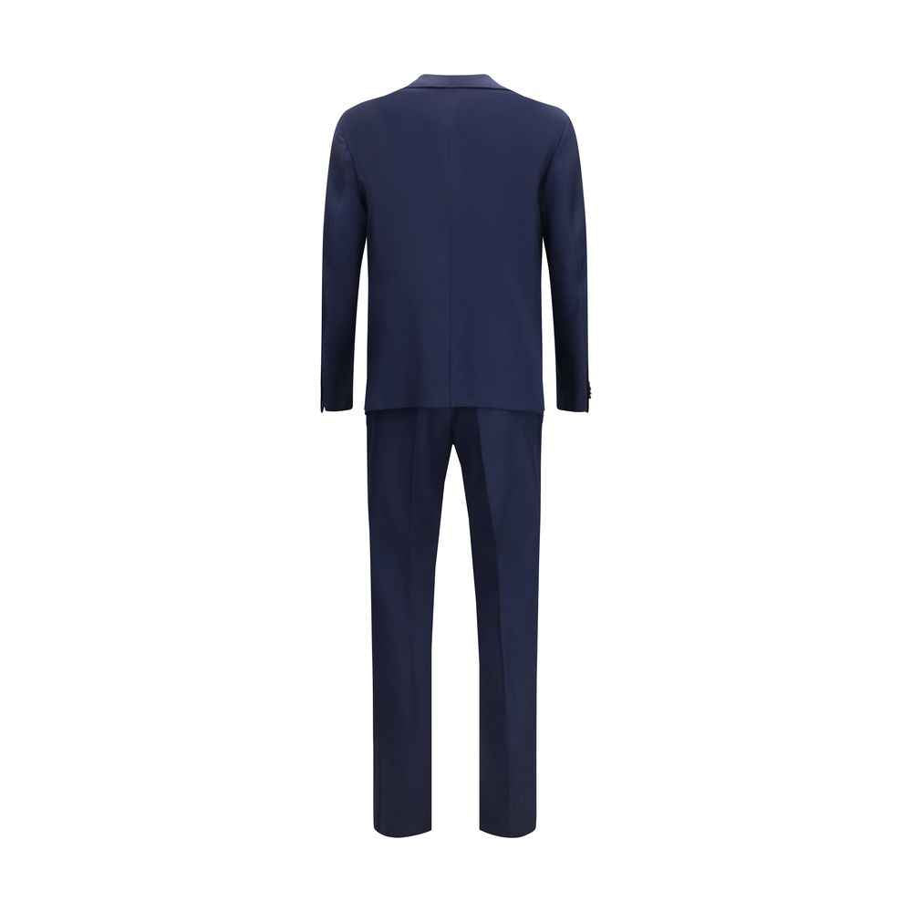Tagliatore Blue Wool Two-Piece Suit
