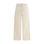 Valentino Beige Cotton Jeans Denim