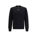 Fendi Black Wool Oves Aries Sweatshirt