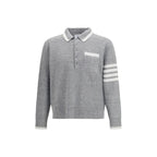Thom Browne Gray Linen Dress Shirt
