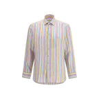 Etro Multicolor Linen Pattern Shirt