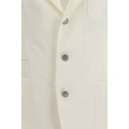 Brunello Cucinelli White Linen Blazer