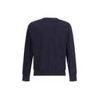 Laneus Blue Cotton Sweatshirt