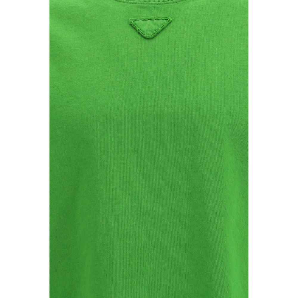 Prada Bicolor Cotton T-Shirt