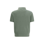 Brioni Bicolor Cotton Polo Shirt