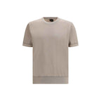 Brioni Beige Cotton T-Shirt