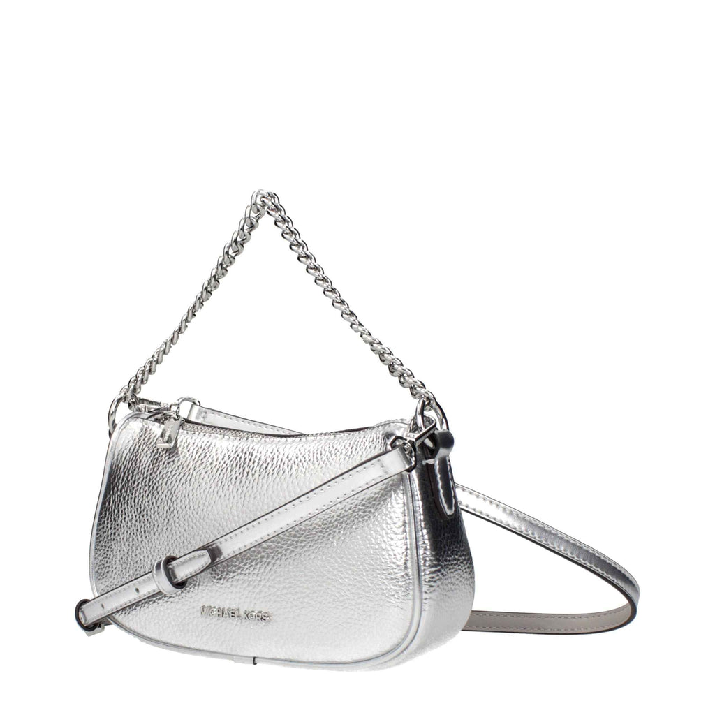 Michael Kors Gray Leather Handbag