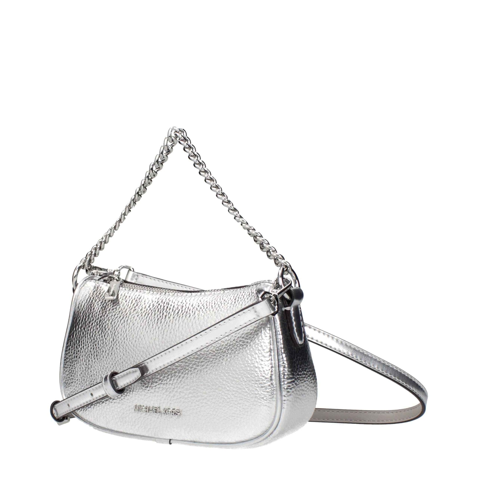 Michael Kors Gray Leather Handbag