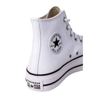 Converse White Polyethylene Platform Sneakers
