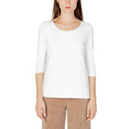 Street One Cream Cotton Long Sleeve T-Shirt