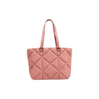 Love Moschino Pink Suede Leather Handbag