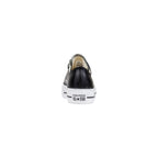 Converse Black Leather Low Top Sneakers