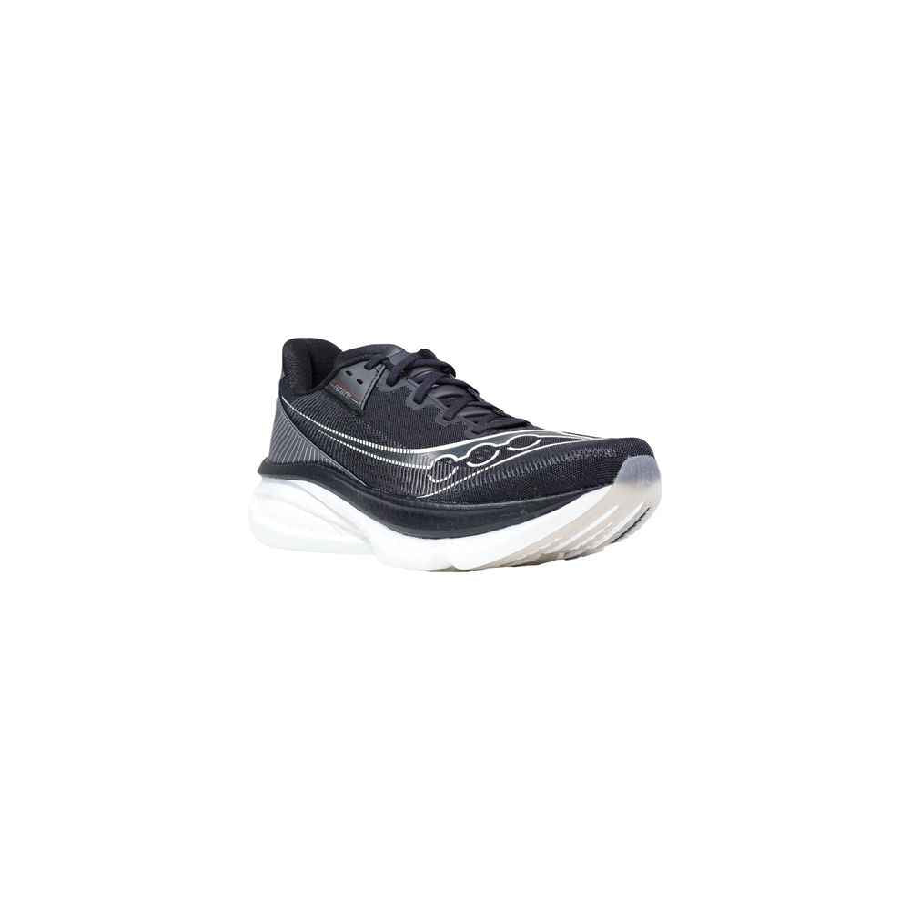 Saucony Black And White Textile Athletic Sneakers