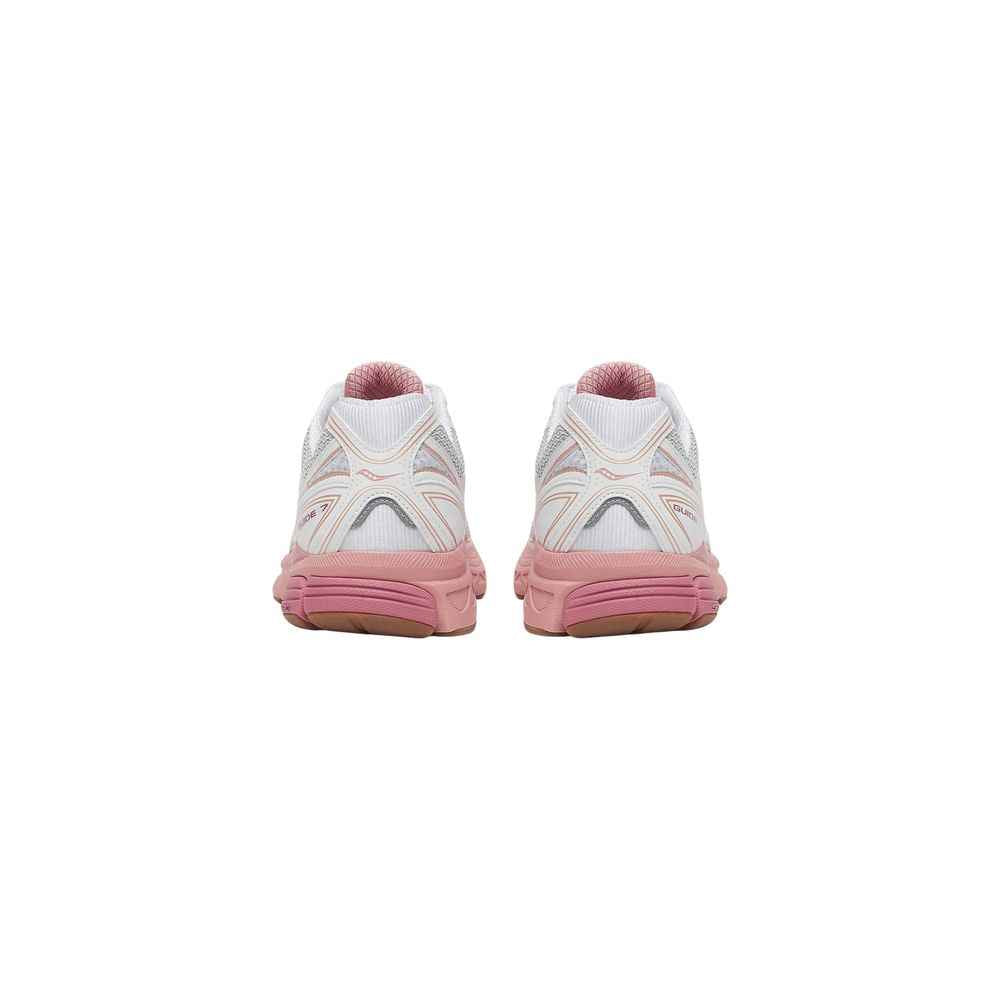 Saucony White Textile Athletic Sneakers