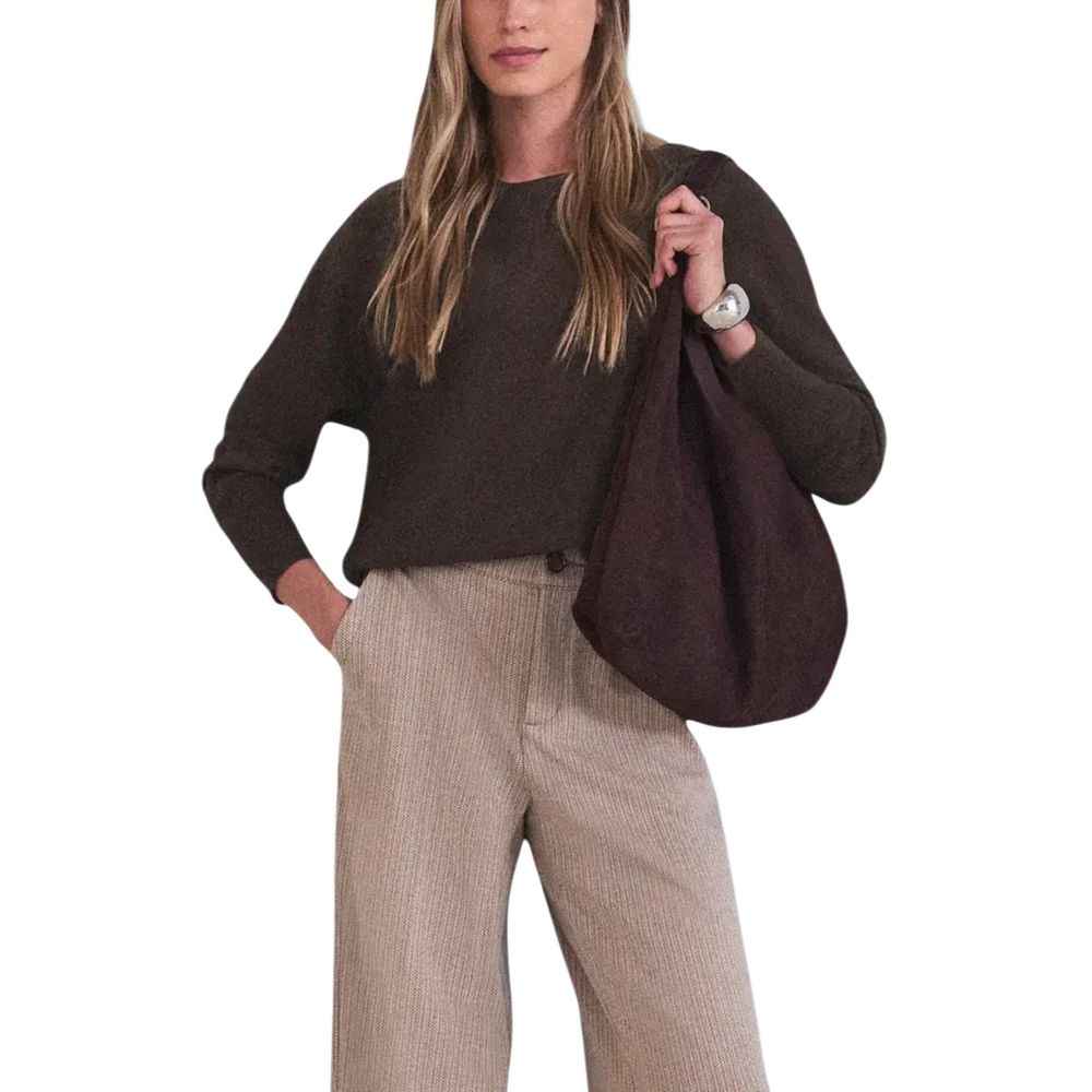 Street One Brown Viscose Sweatshirt