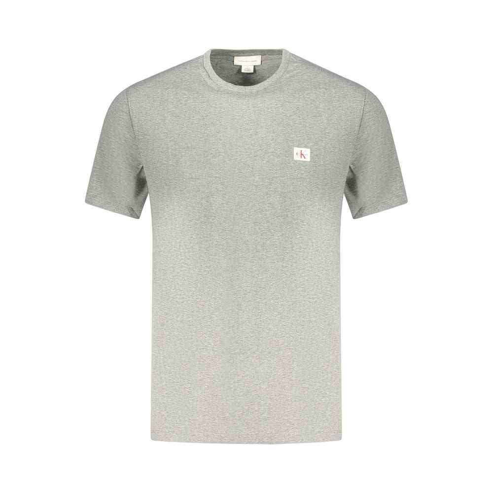 Calvin Klein Grigio Cotton Men T-Shirt