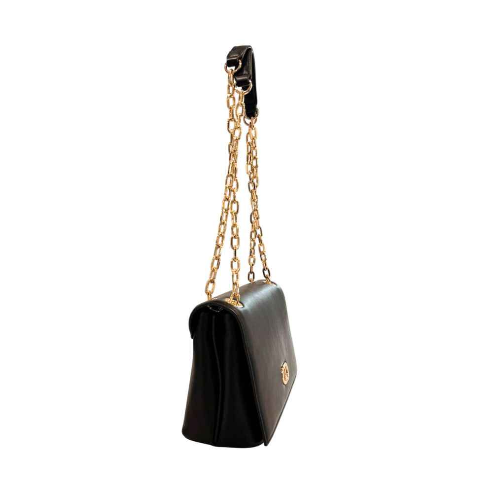Twinset Black PU Women Crossbody Bag