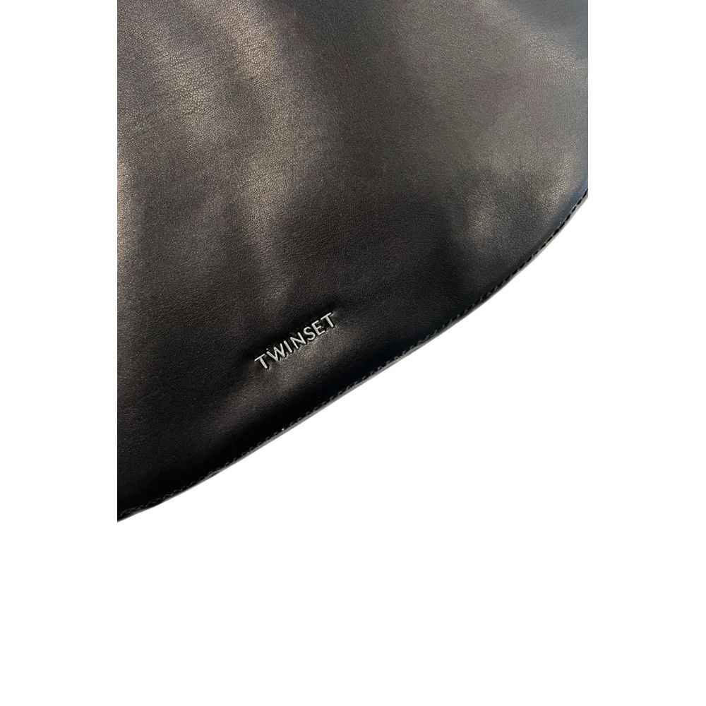 Twinset Black PU Women Handbag