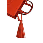 Twinset Orange Faux Leather Women Handbag