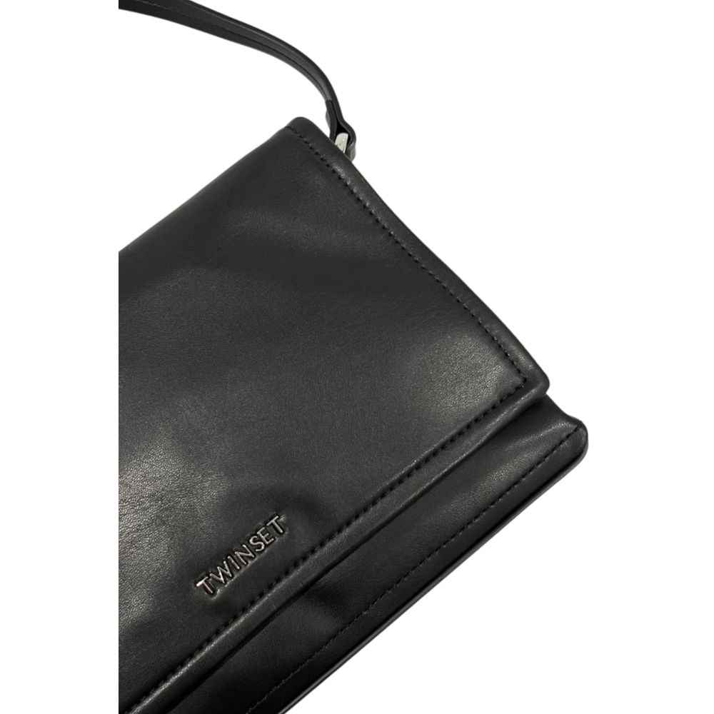 Twinset Black Polyethylene Clutch Bag