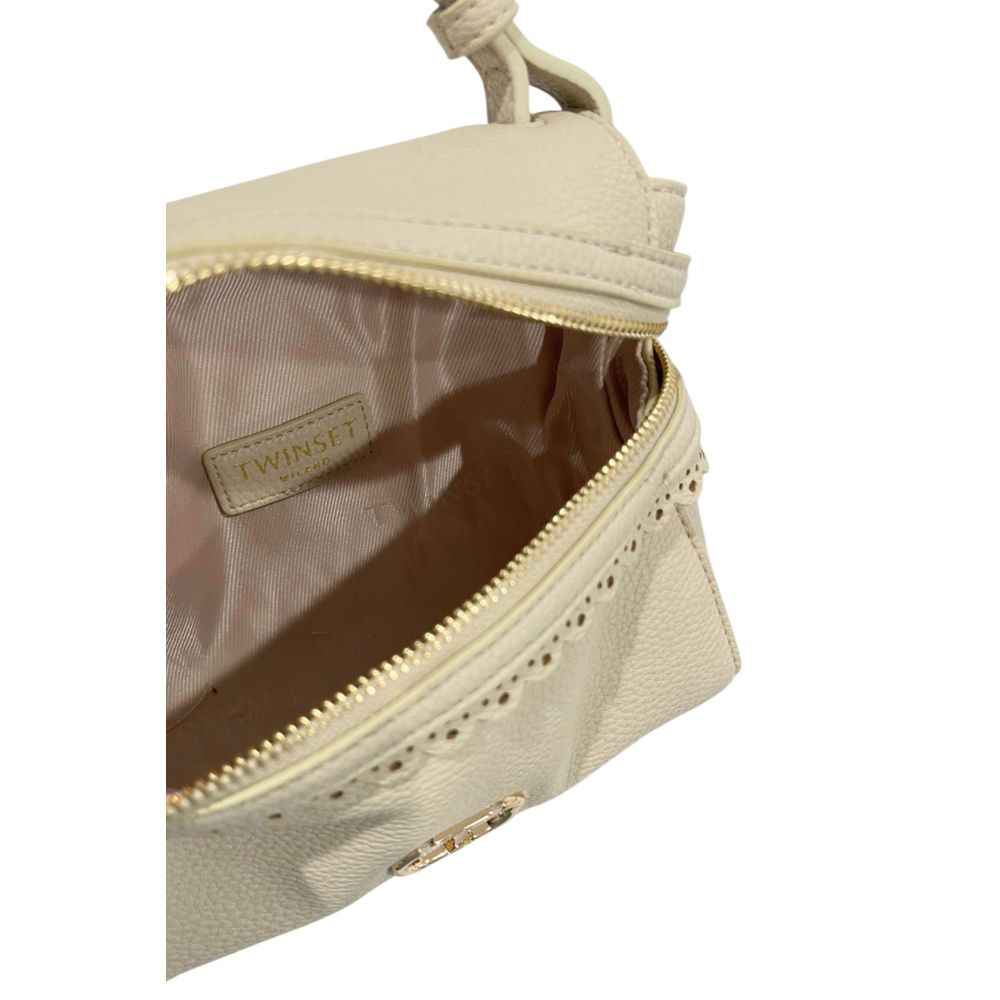 Twinset Beige Polyethylene Shoulder Bag