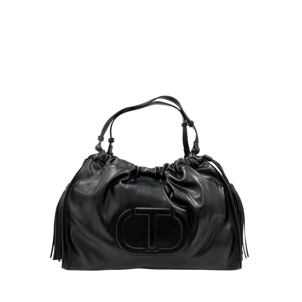 Twinset Black Polyethylene Clutch Bag