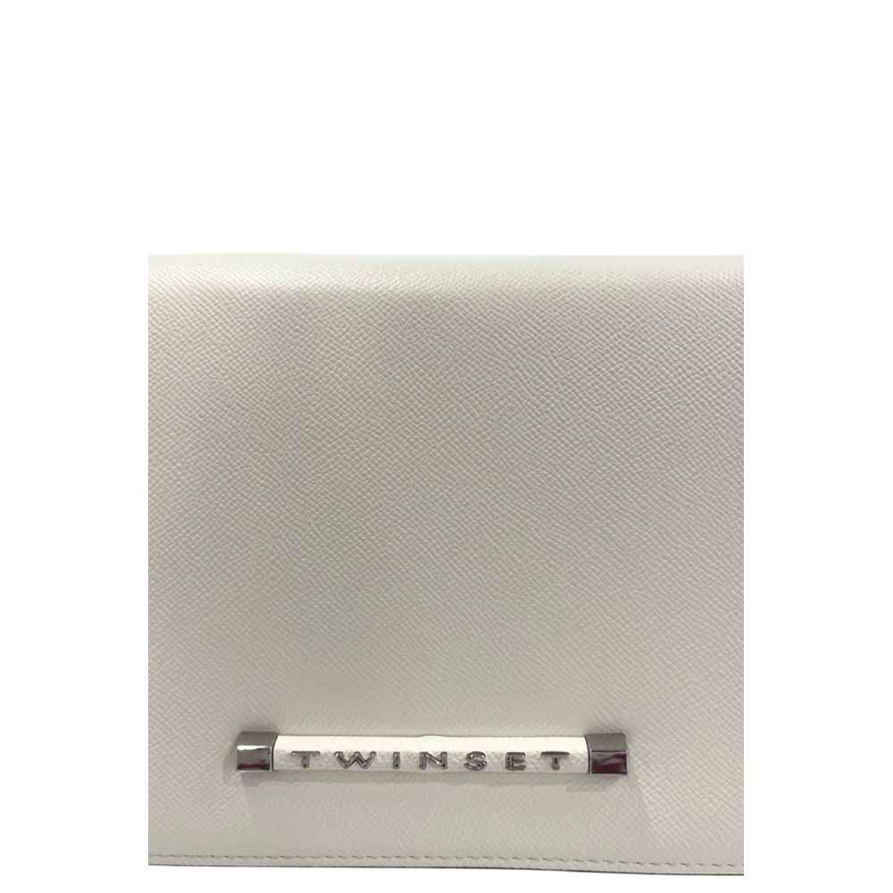 Twinset White Polyethylene Crossbody Bag