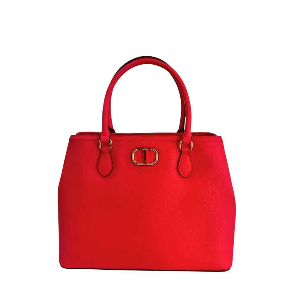 Twinset White PU Women Handbag