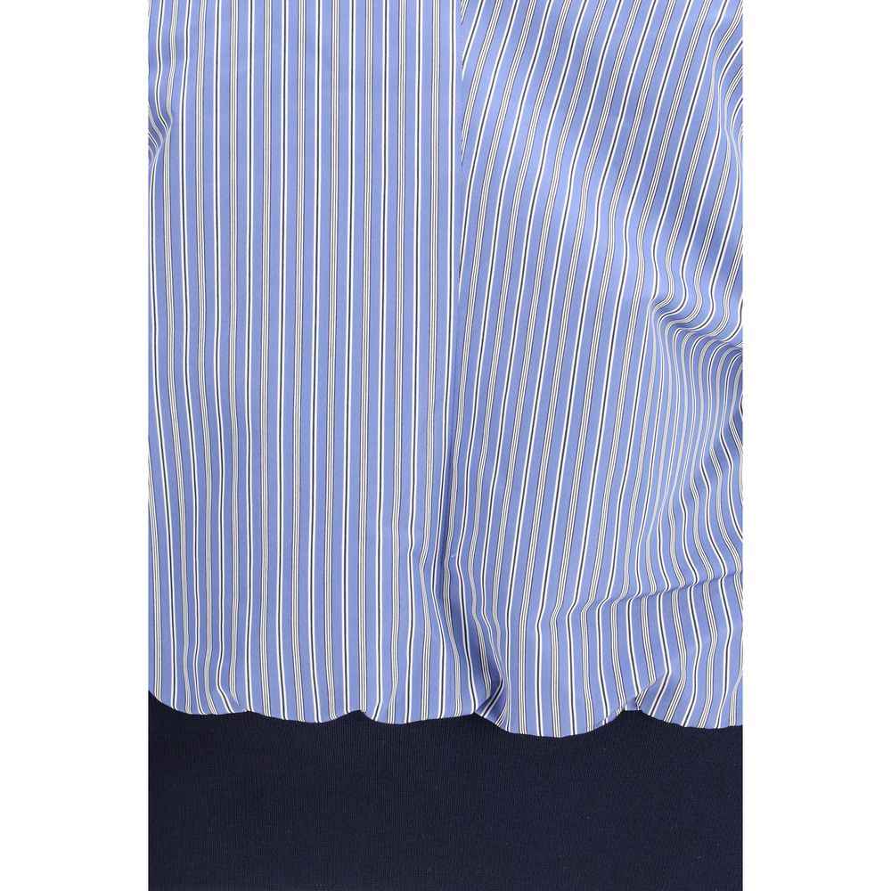 Sacai Blue Polyester Pattern Shirt
