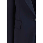 Max Mara Blue Triacetate Blazer