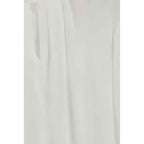 Max Mara White Triacetate Blouse