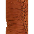 Zimmermann Brown Polyester One-Piece Swimsuit