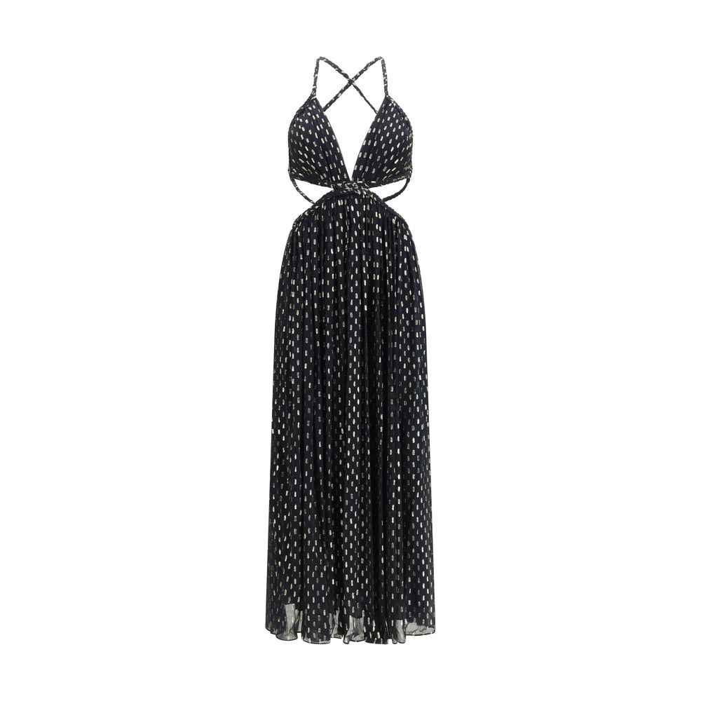 Zimmermann Black Viscose Long Dress
