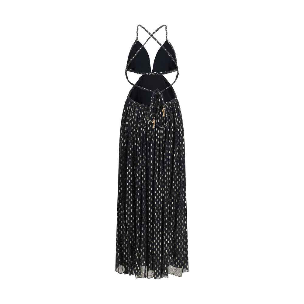 Zimmermann Black Viscose Long Dress